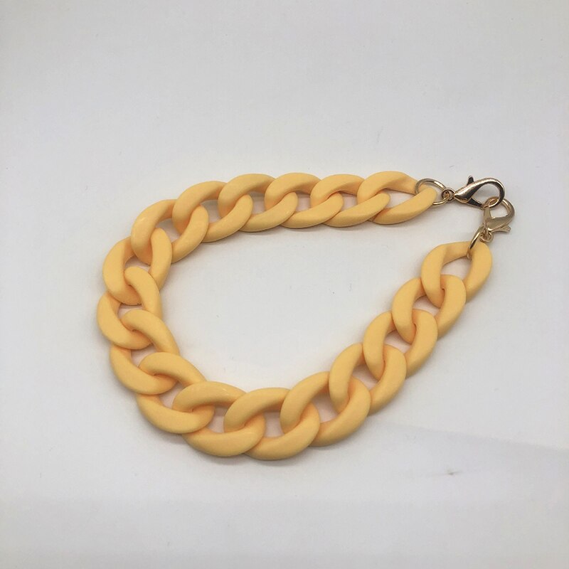 Detachable Bag Strap Chain Vintage Plastic Resin Bag Handle Belts For Women DIY Handbag Shoulder Bag Accessories 2022