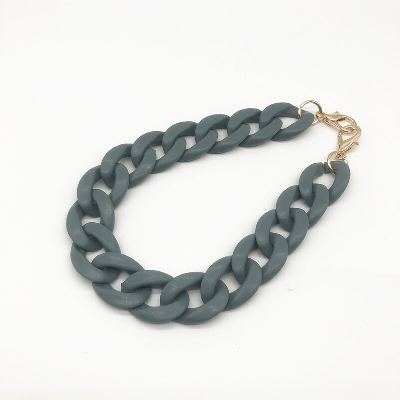 Detachable Bag Strap Chain Vintage Plastic Resin Bag Handle Belts For Women DIY Handbag Shoulder Bag Accessories 2022
