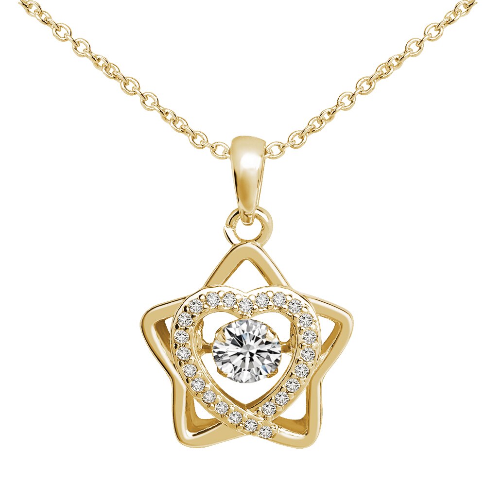 Diamond Pentagram Necklace Retro Valentine's Day Birthday Gift 2022 Fashionable Simple Classic unique gift for her