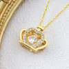 Diamond necklace crown necklace retro  Valentine's Day birthday gift 2022 simple classic  unique gift for her