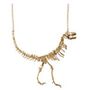 Dinosaur Vintage Necklace Short Collar Costume Jewelry for Women Teens