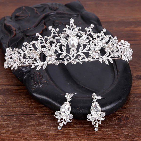Diverse Silver Crystal Bride tiara Crown Fashion Pearl Queen Wedding Crown Headpiece Wedding Hair Jewelry Accessories Wholesale