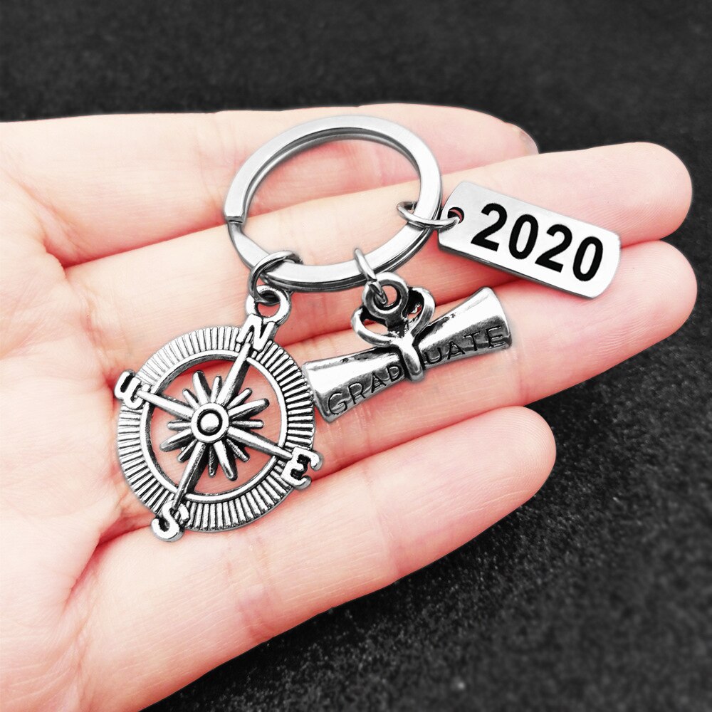 Diy 2022 graduation gift keychain for students custom keychains  handmade engraved words graduation present gifts