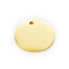 Diy Round Circle Customized Logo Tag 12mm 15mm 18mm Jewelry Necklace Bracelet Pendant With Ring 30pcs/Lot Stainless Steel