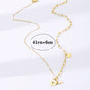 Do Not Fade Kpop Gold Heart Key Pandent Necklace for Women Trendy Goodluck Stainless Steel Chain Necklaces Party Girls Jewelry