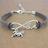 Dog Paws  Friends Heart Unicorn Animal Infinity Love Charm Bracelets  Jewelry Women Men Girl Boy Unisex Gift 20 Colors