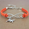 Dog Paws  Friends Heart Unicorn Animal Infinity Love Charm Bracelets  Jewelry Women Men Girl Boy Unisex Gift 20 Colors
