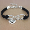 Dog Paws  Friends Heart Unicorn Animal Infinity Love Charm Bracelets  Jewelry Women Men Girl Boy Unisex Gift 20 Colors