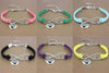 Dog Paws  Friends Heart Unicorn Animal Infinity Love Charm Bracelets  Jewelry Women Men Girl Boy Unisex Gift 20 Colors