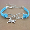 Dog Paws  Friends Heart Unicorn Animal Infinity Love Charm Bracelets  Jewelry Women Men Girl Boy Unisex Gift 20 Colors