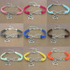 Dog Paws  Friends Heart Unicorn Animal Infinity Love Charm Bracelets  Jewelry Women Men Girl Boy Unisex Gift 20 Colors