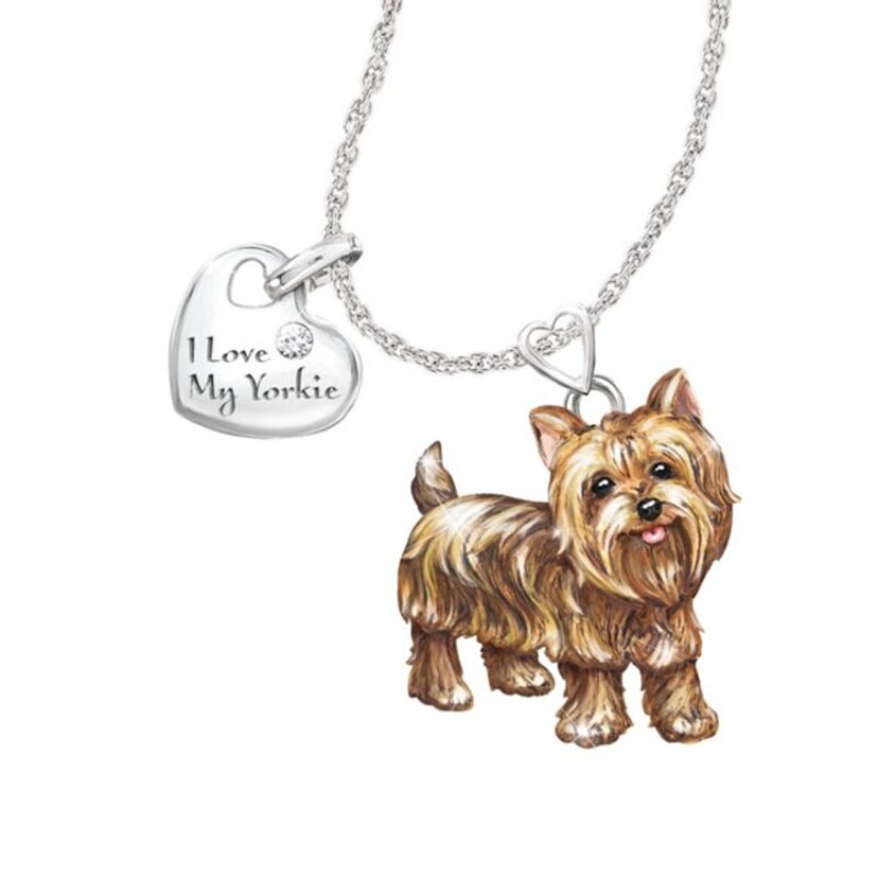 Dog Tag Necklace Series Spotted Longhair Pendant Factory Direct Supply Stainless Steel Body Jewelry Gift Anniversary Customized