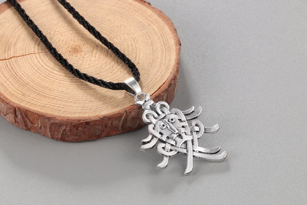 Doll Age Retro Vintage Necklace For Women Mask Aarhus Denmark Handcrafted Viking Jewelry Indian Necklaces Birthday Gift