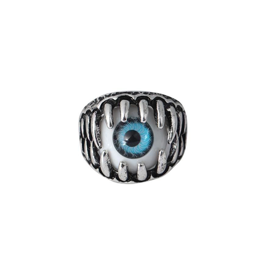 Domineering Exaggerated Personality Eye Ring Eyeball Ring Eyeball Ring 8.15