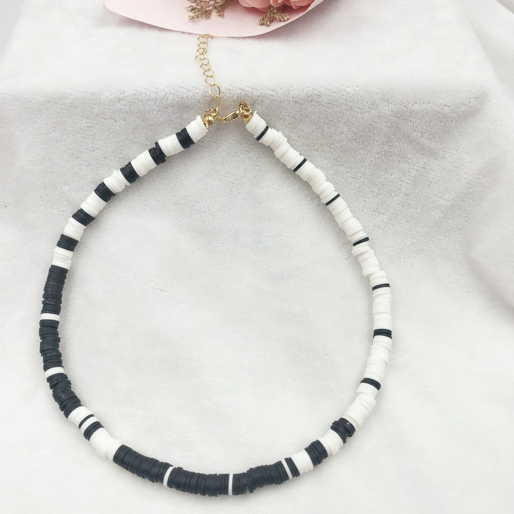 Donarsei 2021 Colorful Clay Choker Necklace For Women Bohemian Adjustable Soft Pottery Collar Necklace Boho Jewelry