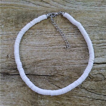 Donarsei 2021 Colorful Clay Choker Necklace For Women Bohemian Adjustable Soft Pottery Collar Necklace Boho Jewelry