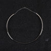 DoreenBeads 304 Stainless Steel Collar Neck Round Circle Necklace Dull Silver Color U-shaped 48cm(18 7/8") long Trendy, 1 Piece
