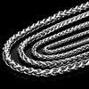 316L Stainless Steel Flower Basket Chain Necklace Men Jewelry Long Necklaces Pendant Accessories Silver Color Gift