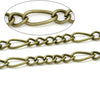 DoreenBeads Antique Bronze Chains Findings 7.5x3.5mm 4x3mm, sold per packet of 2M new