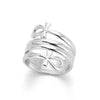 Double Coiled Egyptian Rings For Women Men Gothic Vintage Stainless Steel Ring 2023 Trend Classic Aesthetic Jewerly Bague Femme