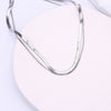 Double Short Sophie Snake Clavicle Titanium Steel Hip Hop Necklace Female 2021 Niche Cold Wind Simple