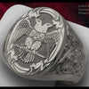 Double-headed Eagle Sword Masonic Ring Men's Ring Metal Ring Accessories Party Jewelry Size 6-12