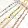 Double layering necklace gold plated sparkle necklace chain choker for women