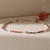 Dragon Color Rice Bead Necklace Necklace Source Creative Color Beaded Pearl Lock Hoop Chain