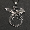 Dragon Necklace Song Of Ice And Fire Desolation Of Smaug Pendant Punk Gothic Amulet Game Movie Jewelry Men Women