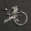 Dragon Necklace Song Of Ice And Fire Desolation Of Smaug Pendant Punk Gothic Amulet Game Movie Jewelry Men Women