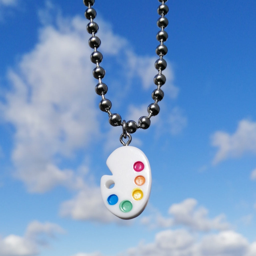 Drawing Pendant Jewelry on the Neck Vintage Chain Necklace for Women Gothic Accessories Woman Choker Punk Pendants Friends