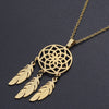 Dream Catcher Stainless Steel Charm Necklace for Women   Accept OEM Order Jewelry Necklaces