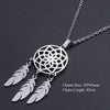 Dream Catcher Stainless Steel Charm Necklace for Women   Accept OEM Order Jewelry Necklaces