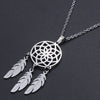 Dream Catcher Stainless Steel Charm Necklace for Women   Accept OEM Order Jewelry Necklaces