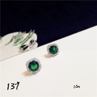 Drop Earrings For Women S925 sterling-silver-jewelry Emerald Gemstone Luxury Vintage Long Earrings Temperament Fine Jewelry