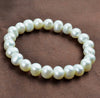 Drop Shipping 8x10mm Natural Pearls Beads Bracelet Fine Jewelry White pearl For Woman Gifts