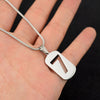 Lucky Number 7 Pendant Necklace Women Simple Hip hop Sweater Chain Necklace Stainless Steel Never Fade Jewelry
