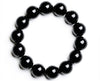 Drop ShippingNatural Material Energy Stones Black Agate Bracelets Round Beads Bangle For Men Women Crystal Jewelry Love Gift
