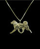 Drop shipping- Akita (American) movement Necklace