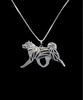 Drop shipping- Akita (American) movement Necklace