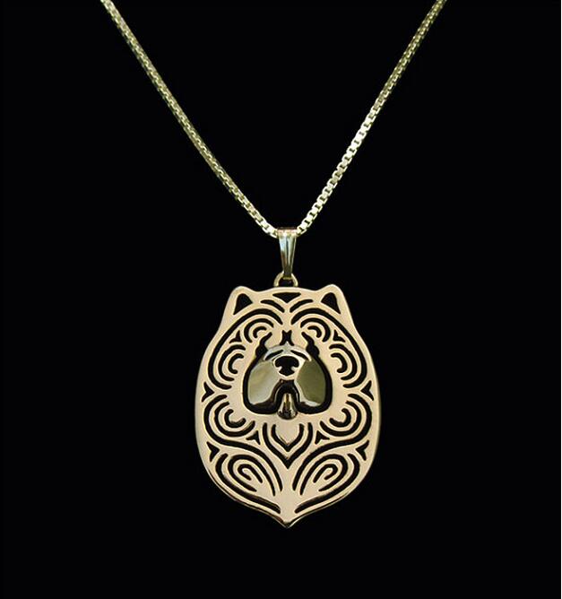 Drop shipping-Chow Chow Necklace