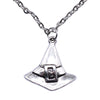 Antique Silver Color 23x24mm Witch Hat Pendant Necklace For Women