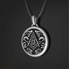Mason Freemason Demon Eye Necklace Men Women Choker Punk Round G Pendant amulet Supernatural Vintage Jewelry Gifts