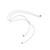 Dual Function Body jewelry Simple pearl necklace back chain For Wedding  body jewerllery chains Women necklace  D1111