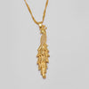 Dubai Arab Ethiopia Phoenix Pendant Necklaces Women Men Gold Color Wedding Jewelry "LUCK" Auspicious & Good Luck Symbols
