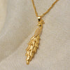 Dubai Arab Ethiopia Phoenix Pendant Necklaces Women Men Gold Color Wedding Jewelry "LUCK" Auspicious & Good Luck Symbols
