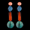 Big Size Colorful Resin Pendientes Earrings Women Long Drop Dangle Earrings Party Statement Jewelry Accessory Gift YY94