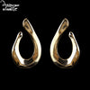 Punk Gold Silver Color Irregular Geometric Maxi Drop Dangle Earrings Women Party Girls Statement Jewelry Earrings AI13