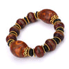 Dzi Agate Big Bracelet Pop Men Bracelet Natural Picture Stone Jewelry Fashion Gemstone Buddha Beads Health Bracelet Accessories