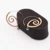 E0447 Ethnic Jewelry Swirl Hoop Earring For Women Brincos Gold Color Geometric Earrings Steampunk Style Statement Party Jewelry